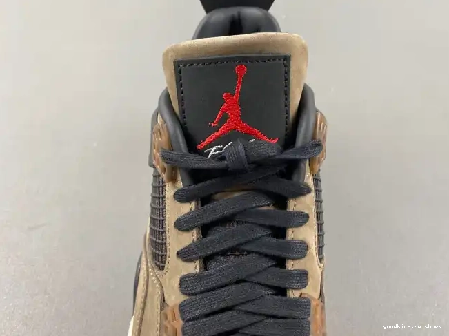 Cheap x Scott 4 Air Retro Brown TS Jordan AJ4-882335 Travis 0422